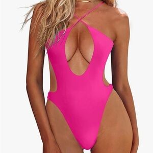 HyperFire Hot Pink Women's One Piece Swimsuit